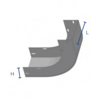 Coude concave à 90°