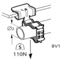 Attaches métalliques pour tube
