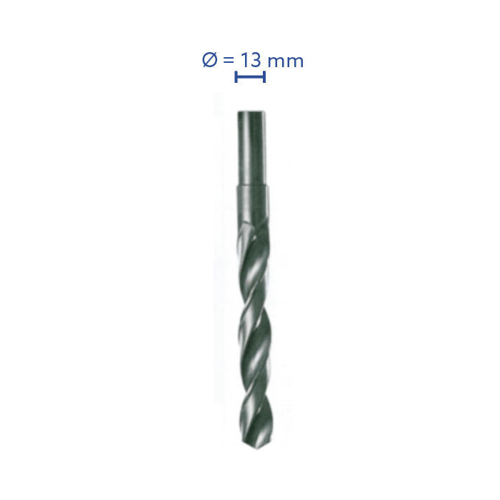 Foret HSS standard queue réduite à 13 mm