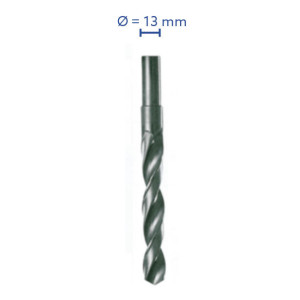 Foret HSS standard queue réduite à 13 mm