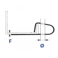 Attache pour aile verticale