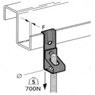 Attache à frapper pour aile verticale