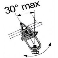 Attache métallique pour IPN penché