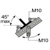 Attache métallique pour IPN penché