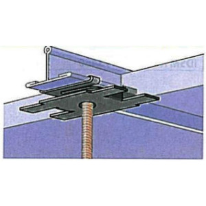 Attaches métalliques pour boite de dérivation