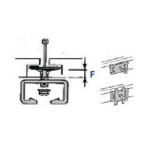 Attaches métalliques pour boite de dérivation