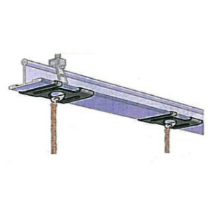 Attaches métalliques pour boite de dérivation