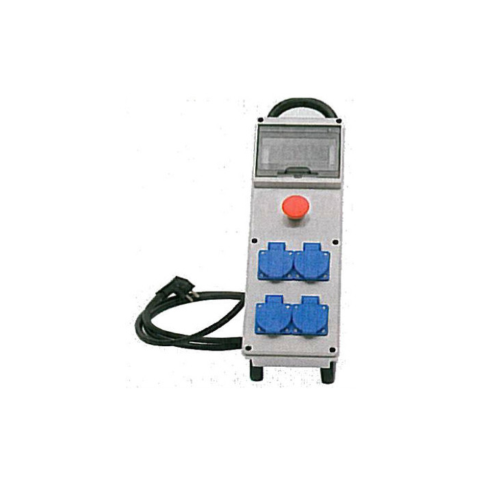 Coffret de chantier 4 prises monophasé