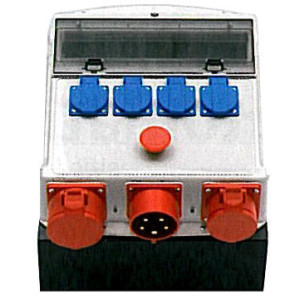 Coffret de chantier 6 prises