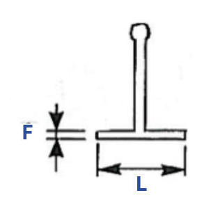 Attaches métalliques pour boite de dérivation