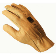 Gant cuir pleine fleur