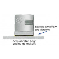 Matelas acoustique anti-vibratoire