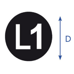 Etiquette adhésive Phase 1