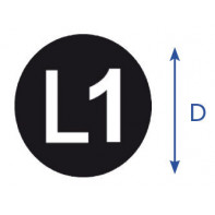 Etiquette adhésive Phase 1