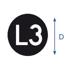 Etiquette adhésive Phase 3