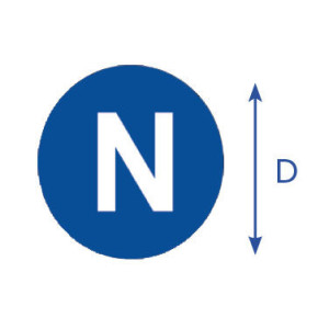 Etiquette adhésive Neutre