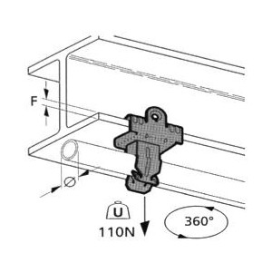 Attaches métalliques pour tube