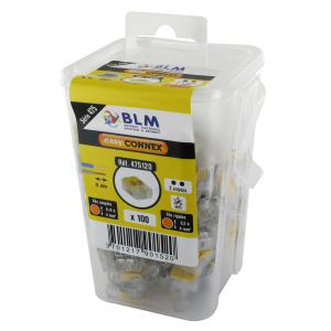 Borne de connexion compacte pour fils rigides et souples de 0,2 à 4mm2