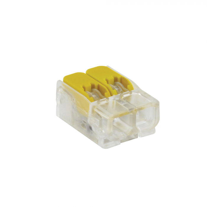 Borne de connexion compacte pour fils rigides et souples de 0,2 à 4mm2