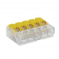 Borne de connexion compacte pour fils rigides et souples de 0,2 à 4mm2