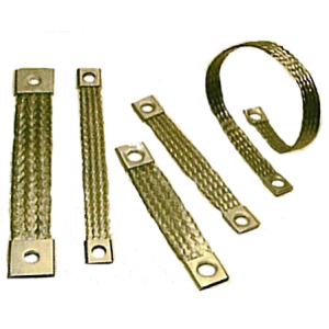 Tresse de masse plate