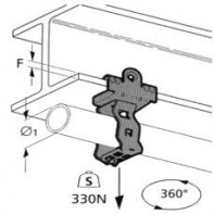 Attaches métalliques pour tube