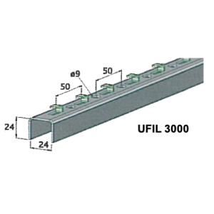 Rail de suspension pour CDC fil
