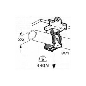 Attaches métalliques pour tube