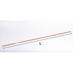 Barre cuivre perforée