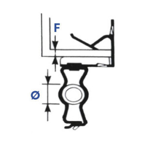 Attaches métalliques pour tube