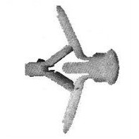 Cheville polyamide pour cloison sèche