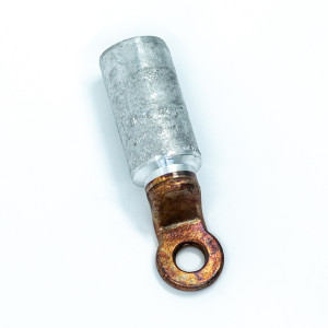 Cosse bi-métal alu/cuivre fût long à sertir