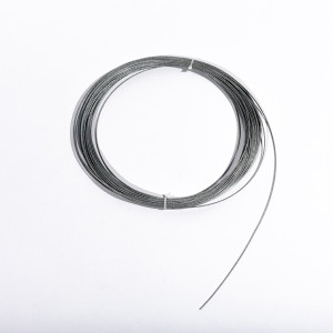 Câble acier zingué type aviation