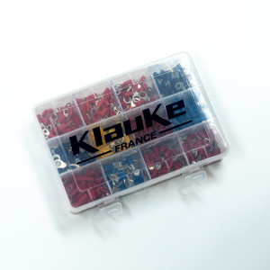 Coffret plastique assortiment 230 cosses préisolées à sertir