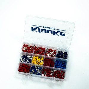 Coffret plastique assortiment 230 cosses préisolées à sertir