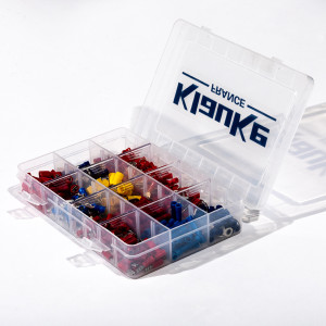 Coffret plastique assortiment 230 cosses préisolées à sertir