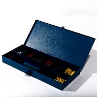 Coffret métallique assortiment 350 cosses préisolées à sertir avec outil