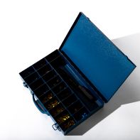Coffret métallique assortiment 825 cosses préisolées à sertir avec outil