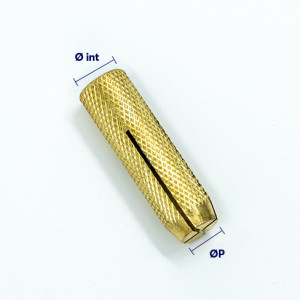 Cheville laiton à bille