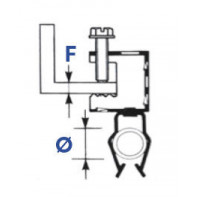 Attaches métalliques pour tube