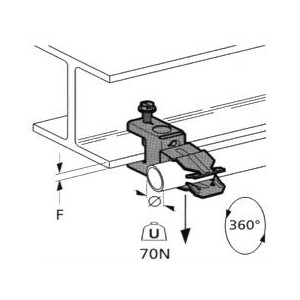 Attaches métalliques pour tube