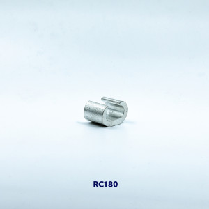 Raccord en «C» à sertir en cuivre étamé blanc