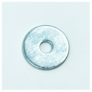 Rondelle carrossier zingué blanc
