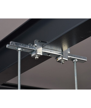 Kit attache crampon léger avec rail de 25 x 12 mm