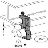 Attaches métalliques pour tube