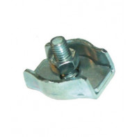 Serre-câble plat - 1 boulon zingué