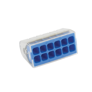 Borne de connexion compacte pour fils rigides de 1 à 2,5mm2