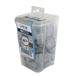 Borne de connexion compacte pour fils rigides de 1 à 2,5mm2