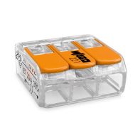 Borne WAGO compacte pour fils rigides et souples de 0,14 à 4 mm²