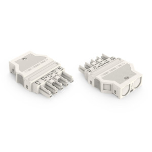 Connecteur WAGO avec boîtier de décharge de traction